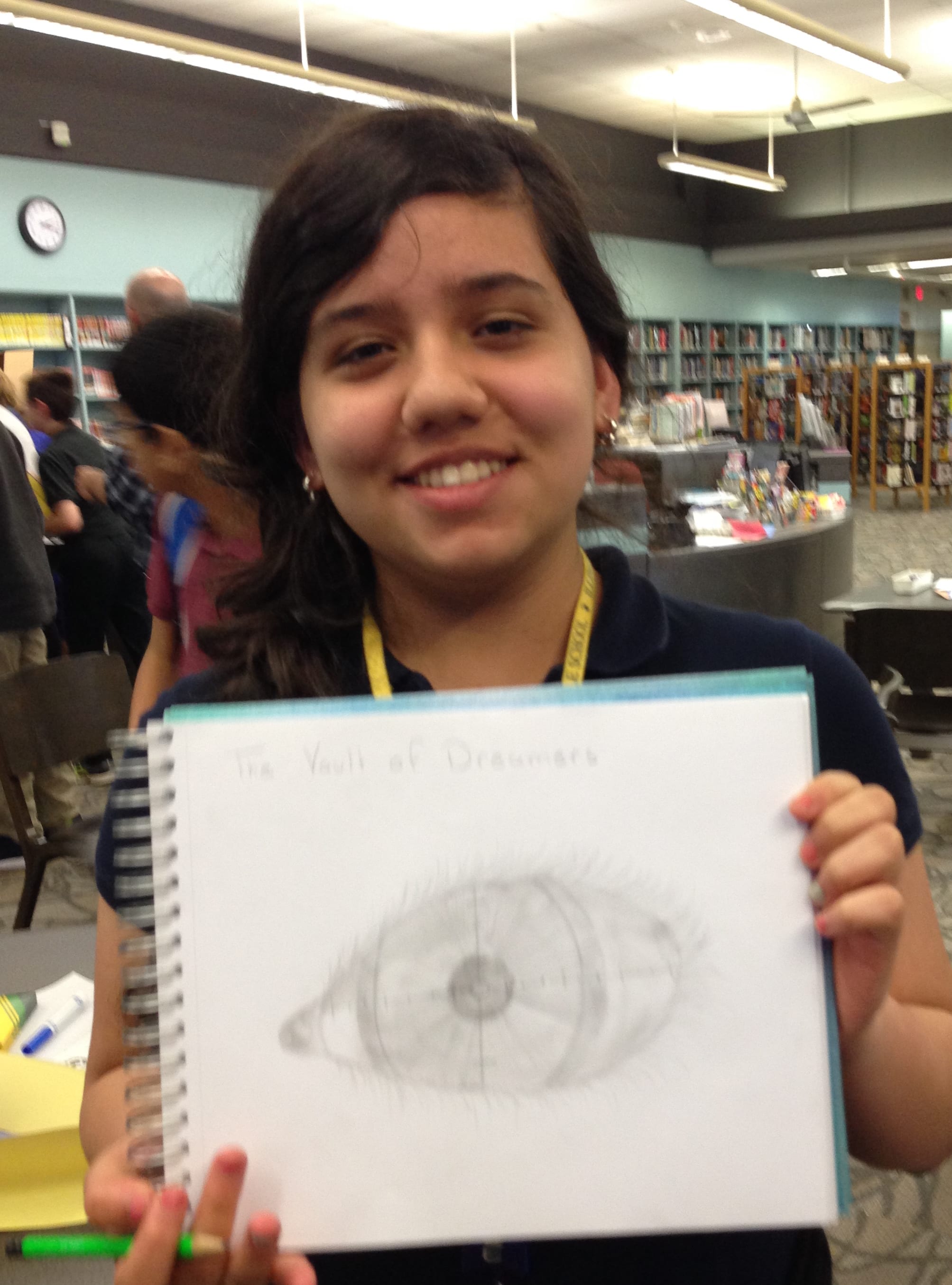 Artist S. H. shares her drawing inspired by The Vault of Dreamers.