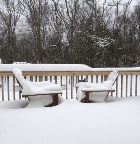 Snowy Chairs